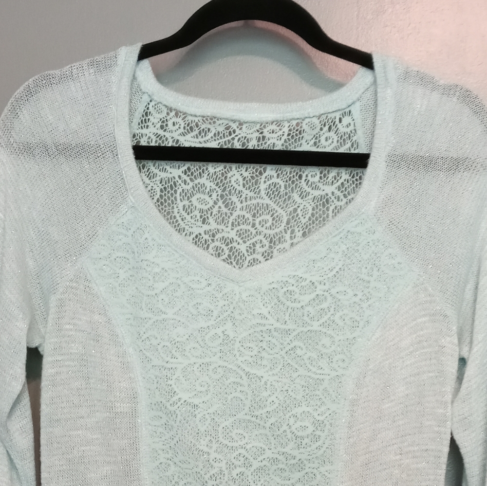 ✴️3/$15✴️ Light Mint Thin Sweater